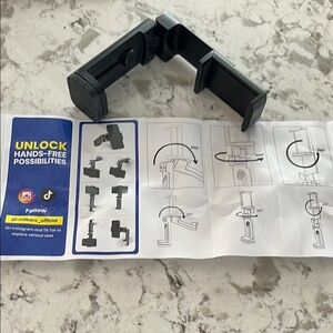 Cell phone clamp